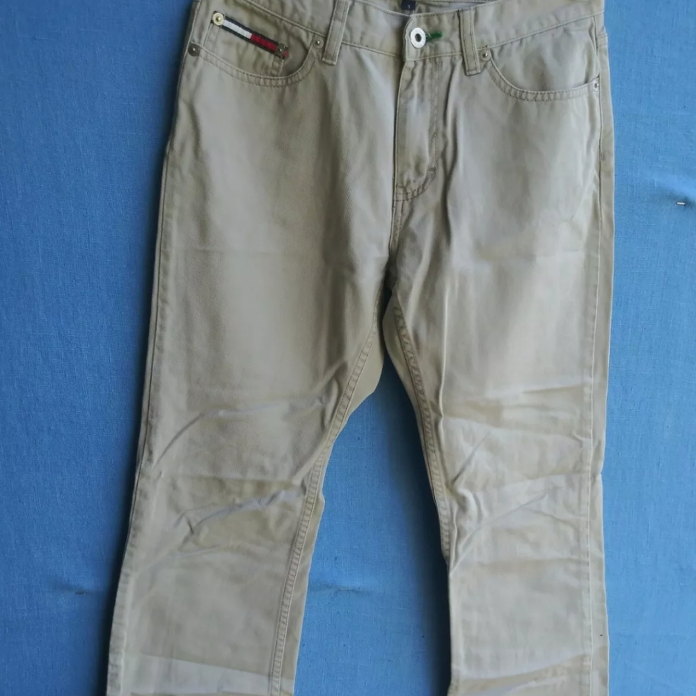 Tommy Hilfiger Junior's Size 5 Khaki Tan Bootcut Jeans